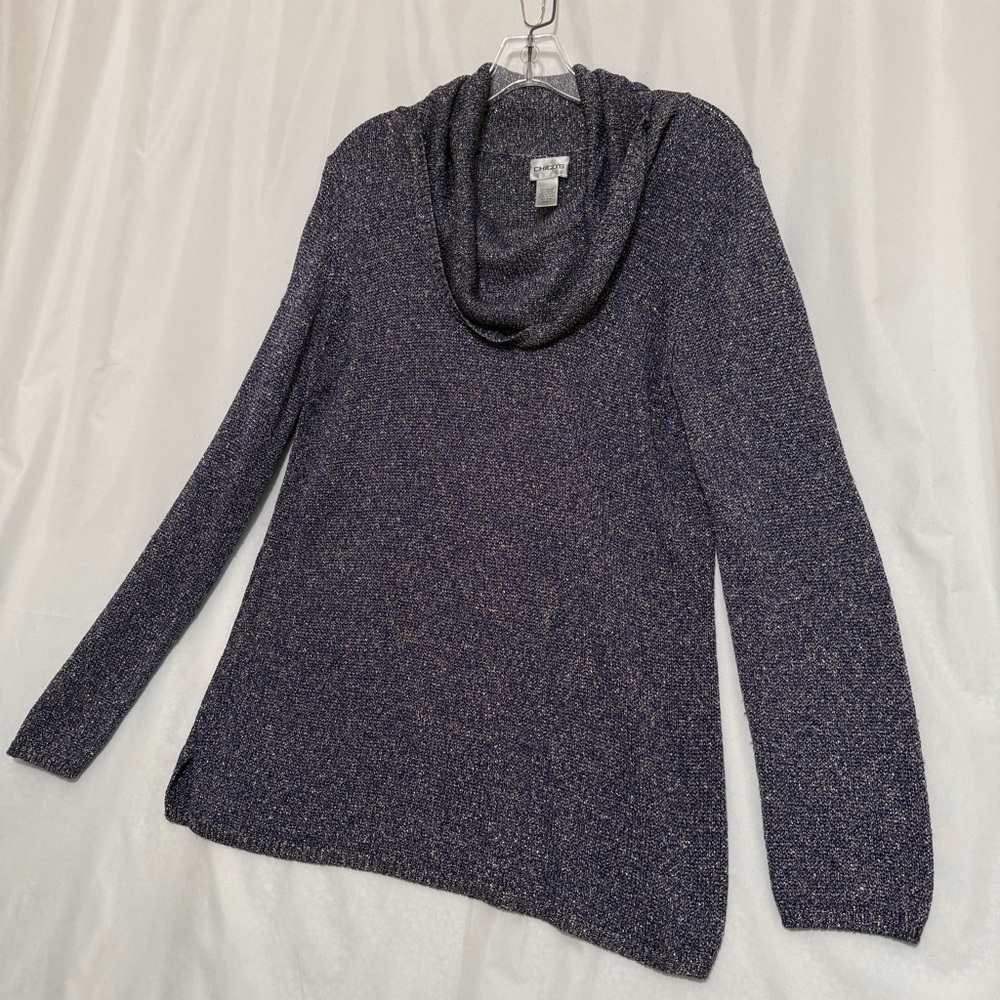 Chico's Cowl Neck Sweater, Size 1